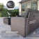 Dawes 12-Piece Outdoor Wicker Sectional Set With Cushions And Tempered Glass Table