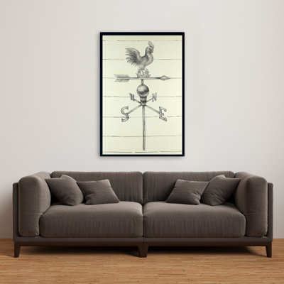 "Girouette rétro" sur toile