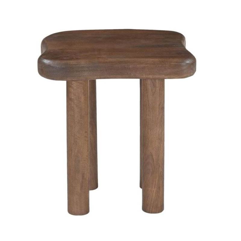 Table d'appoint en bois massif Merredit