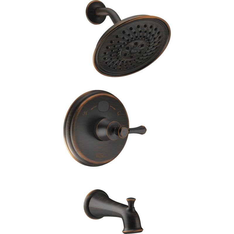 Traditional Faucet Trim with H2Okinetic Technology, Venetian Bronze