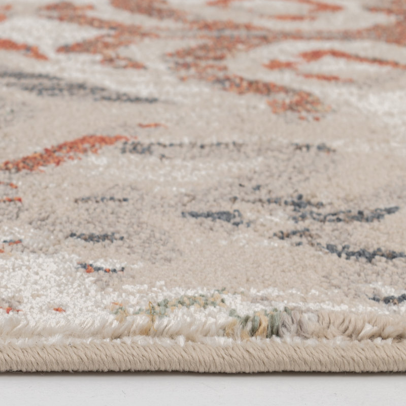 Tapis beige Mendez, Rectangle 6 pi 7 po x 9 pi 6 po