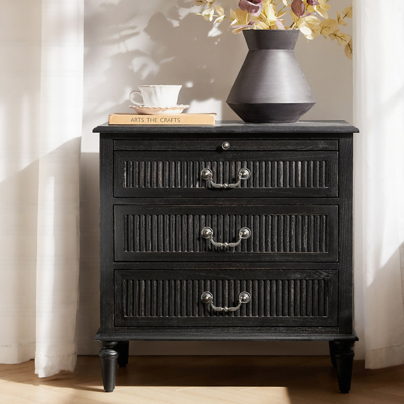 Table de bout Kaybri Farmhouse, Gris anthracite