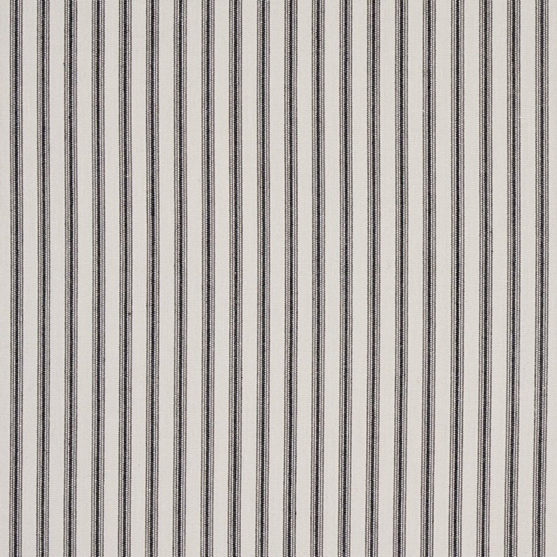 Tissu à rayures Wellfleet, Noir