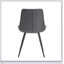 Ensemble de table de salle à manger 5 pièces Modern avec 4 chaises rembourrées, plateau en pierre frittée et pieds en métal noir-382948364