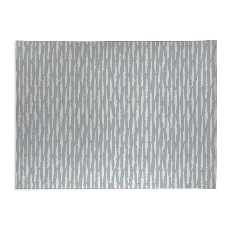 Tapis de bureau léger Scar Play, L 7 pi x L 5 pi, Bleu ardoise