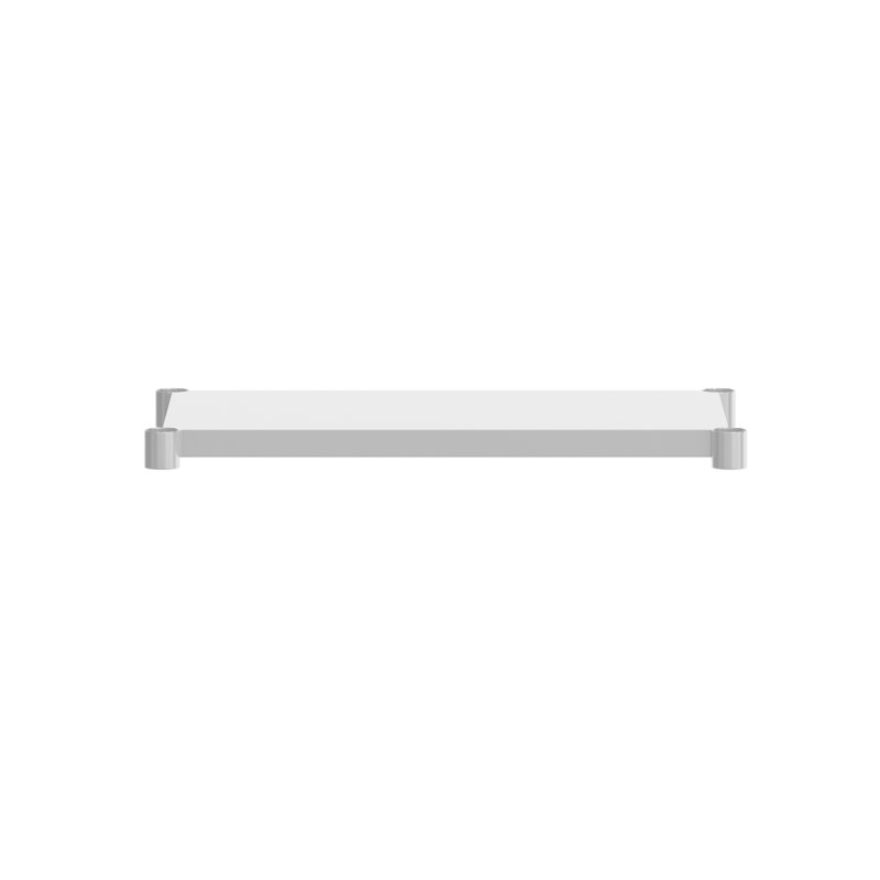 Tablette de restaurant réglable en acier galvanisé pour tables de travail, 30 po x 48 po