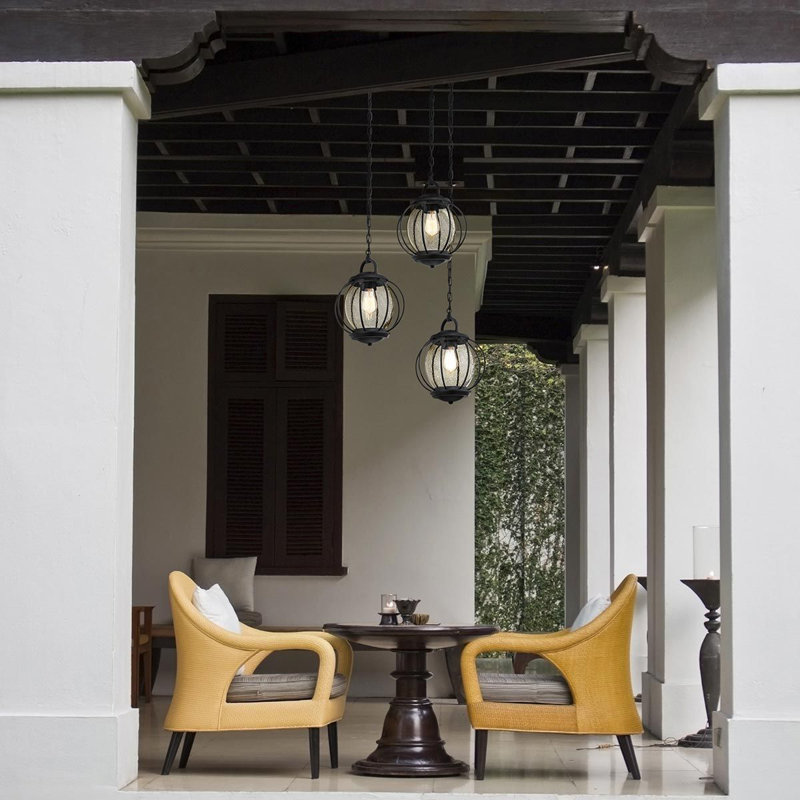 Melmack Outdoor Hanging Lantern