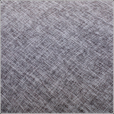 Repose-pieds avec repose-pieds de 38 pouces de large, tissu en polyester d'aspect lin pour le salon, la chambre à coucher