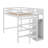 Full Size Loft Bed With Wardrobe-317326503