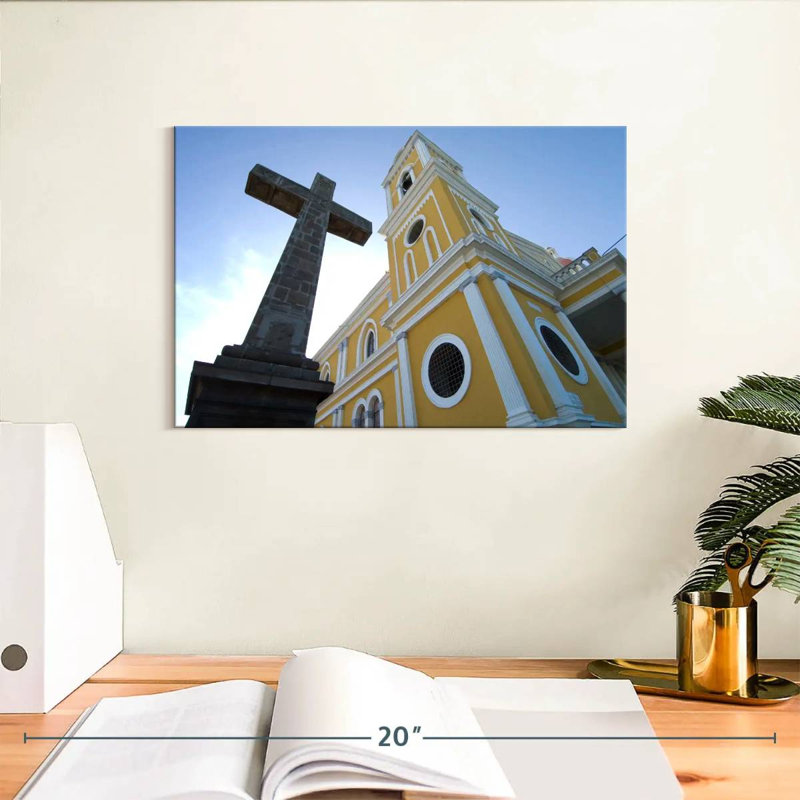 Cathédrale de Grenade, Nicaragua, H 8 po x l 12 po