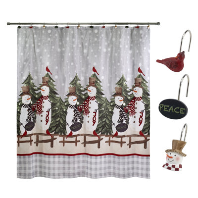 Gascoyne with Hooks Included Shower Curtain