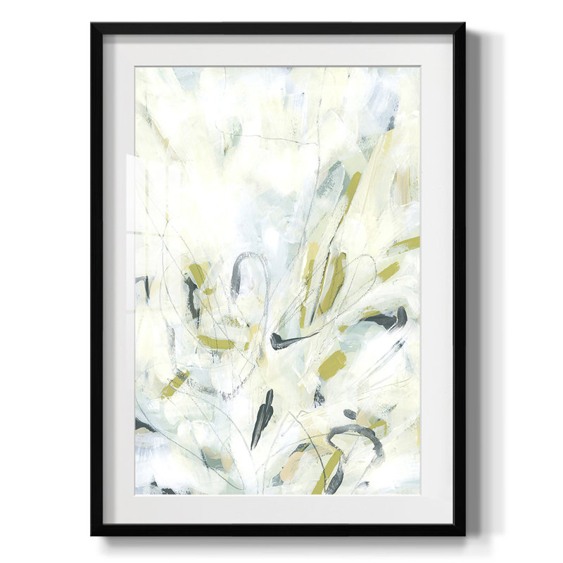 Ice Scribe II - impression encadrée, H 28,5 po x l 20,5 po, Noir