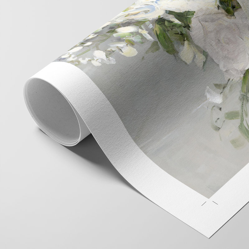Cottage White - impression sur toile seulement - non encadrée, H 60 po x l 40 po