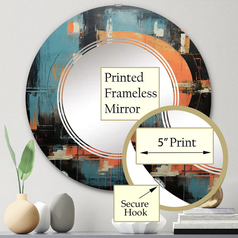 Miroir mural Fernow, 24 po x 24 po