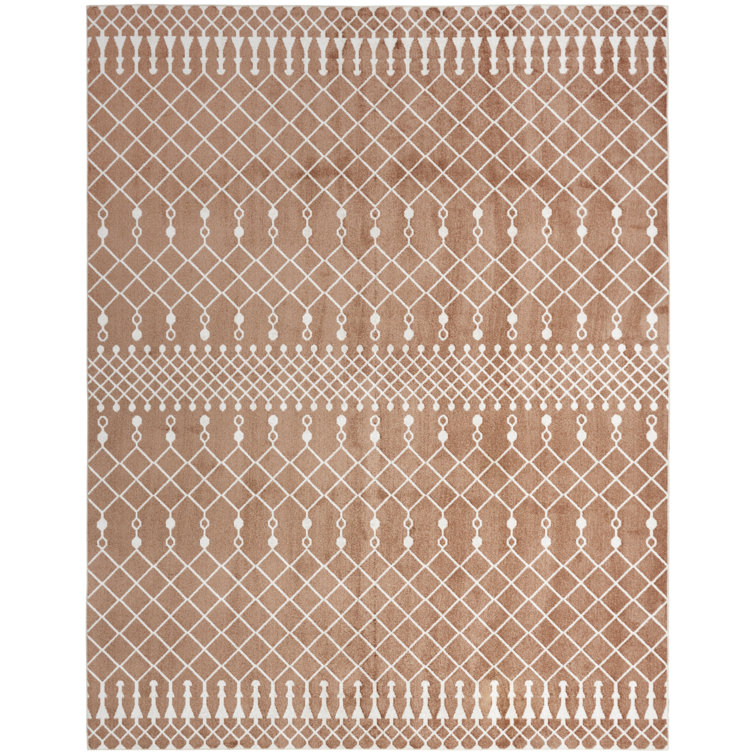 Dakota Fields Burrillville Machine Washable Copper Bohemian Indoor Rug