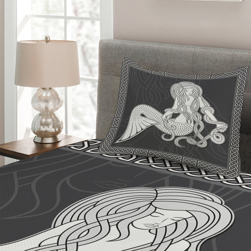 Polyester Coverlet, Twin Bedspread + 1 Sham