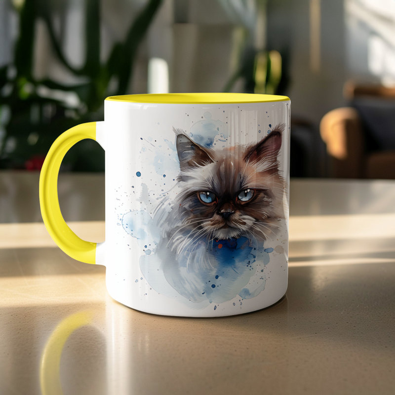 Mug, 2, Yellow