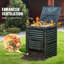 Composteur de jardin 80 gallons VEVOR