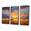 «Straw Bales On The Summer Sunset», ensemble d'art mural prairies-277290576-277290578