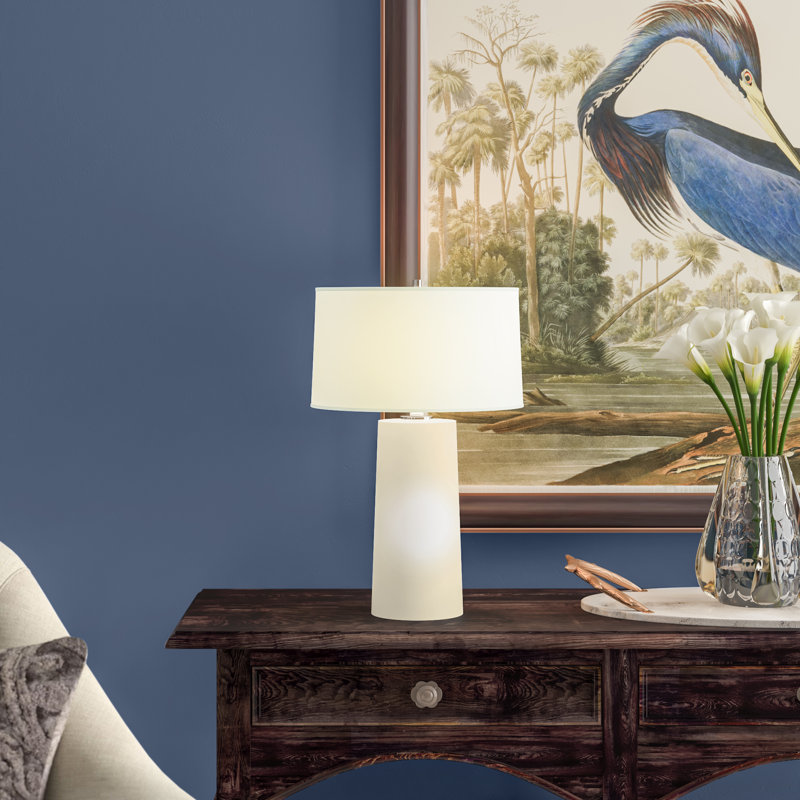 Olinda Table Lamp, White Organza