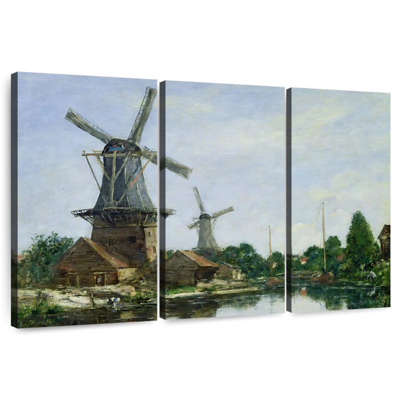 Lilie Dutch Windmills, H 36 po x l 57 po