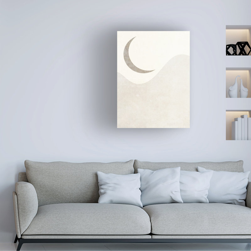 Art mural sur toile tendue - ensemble de 2 impressions boho neutres de Tom Quartermaine pour décor de salon, de chambre à coucher ou de bureau - 24 x 32 pouces - 24 x 32