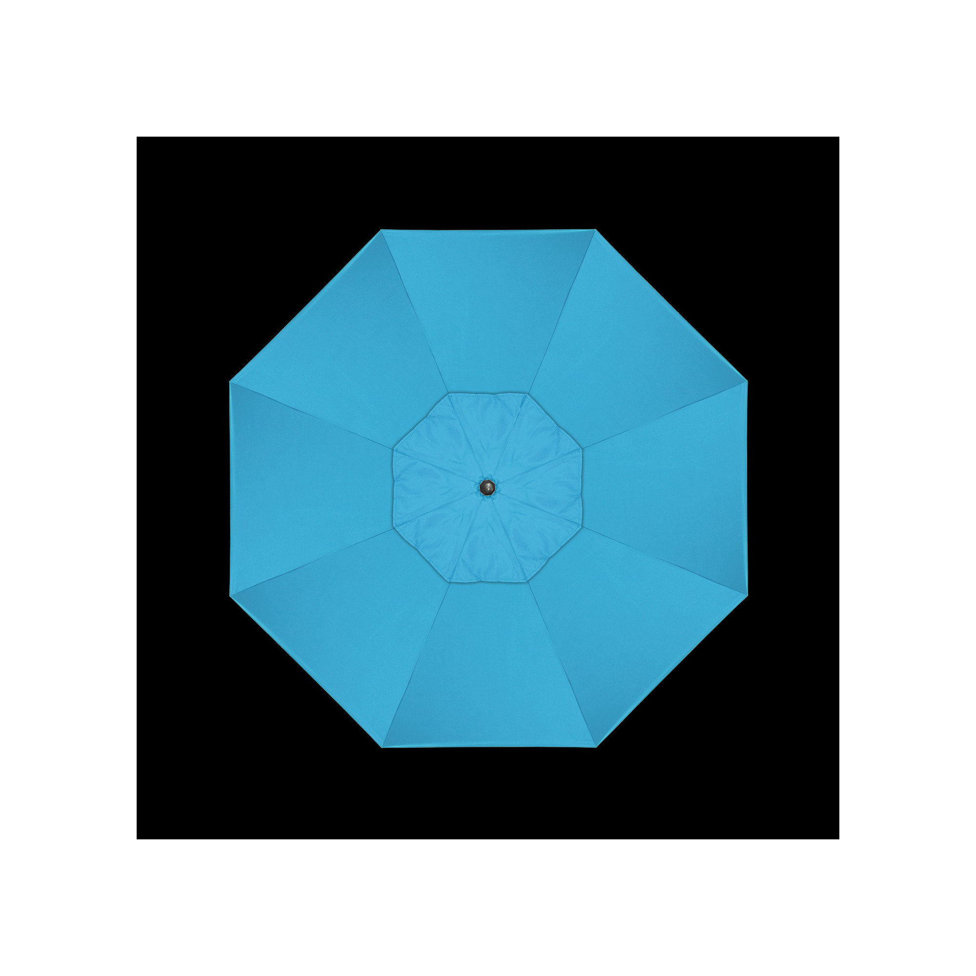 9' Market Sunbrella Umbrella, Canvas Cyan Sunbrella® Canvas