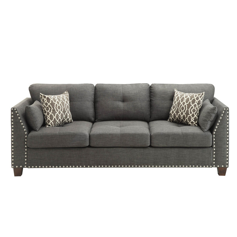 Aaseem Modern Sofa Laurissa Sofa W/4 Pillows