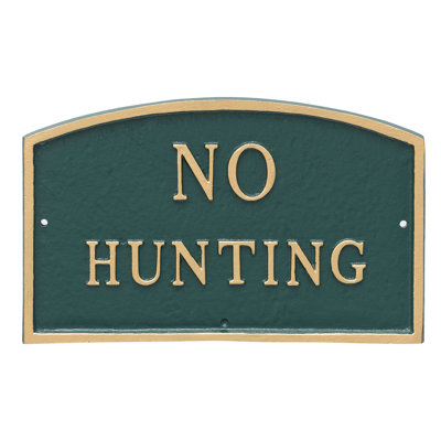 Weather Resistant Metal Garden Plaque