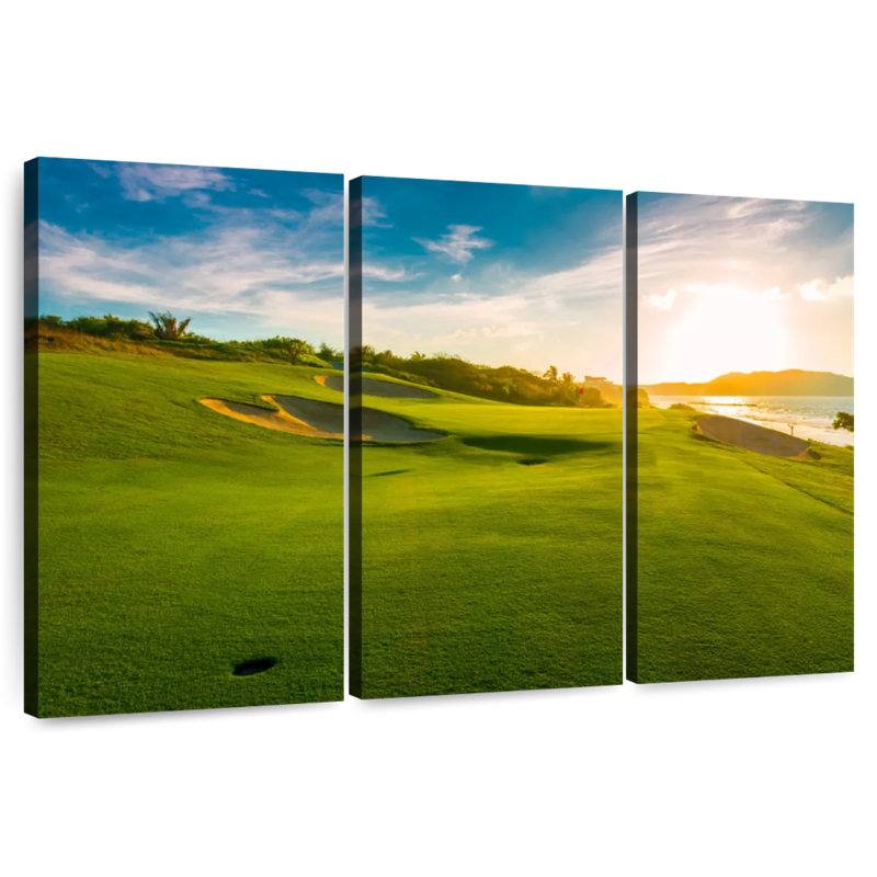 Sireci Sunny Golf Course, 42" H x 65" W