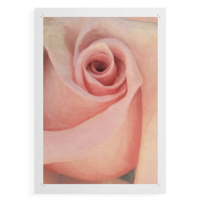 Doux pétales de fleurs III - Impression sur toile seulement - NON-CADRE