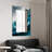 Glass Frame Rectangle Wall Mirror-629849005