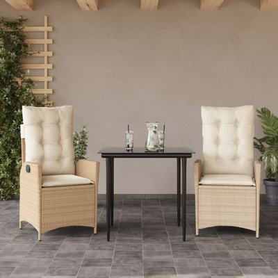  Garden Dining Set Grey