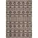 Tapis d'intérieur / extérieur à motif géométrique Amarien Performance