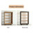 Vintage Wooden Bookshelf With A Rustic Finish