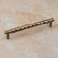 Antique Brass Diamond Textured T-Bar Handles-128949568