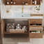 Armoire de salle de bain simple de style japonais