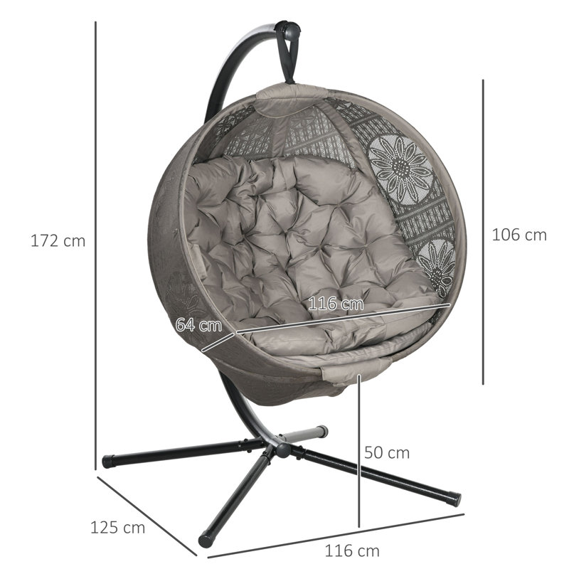 Hruby Hanging Chair with Stand