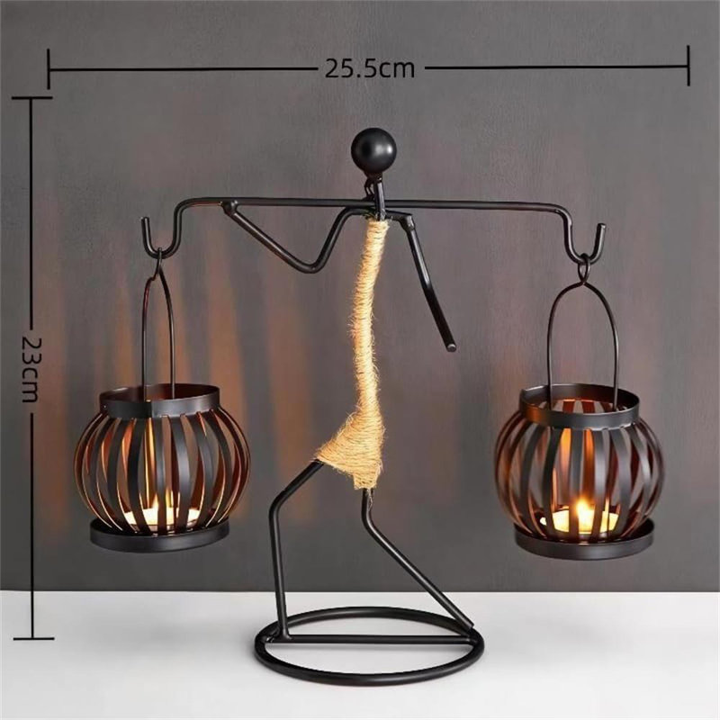 Iron Candle Holder