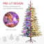 Arbre de Noël artificiel pin 6,5 pi pré-éclairé-30745474