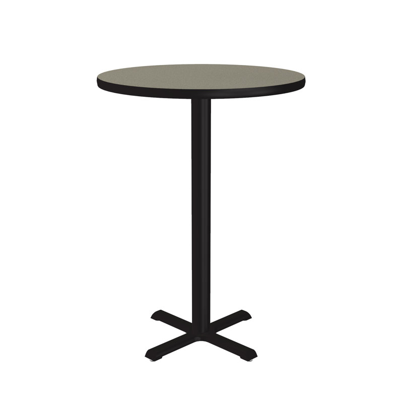 Table de salle à manger à hauteur de bar et piédestal, Sable Savannah, H 42 po x l 30 po x P 30 po