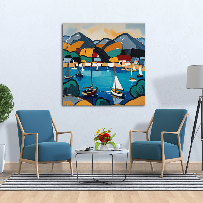 Harbor Whispers I, 30" H x 30" W