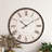 Valerie Round Metal Farmhouse Wall Clock