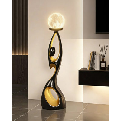 Minimalist Modern Resin Vinyl Floor Lamp