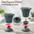 Urn Planter Flower Pot Vase Indoor Outdoor Garden Plant Container Front Column Wedding Pot Decor-1969488897-1969488910