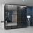 Desilets High Gloss Sliding Wardrobe with Mirror -1336706670-1337817169