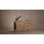Commode d'appoint 6 tiroirs en rotin