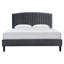 Lit plateforme en velours Alessi Performance par Modway-152855910-152855915