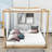 Plyler King Wood Canopy Platform Bed-1647991490