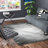 Asavira Abstract Area Rug for Living Room Bedroom Dining Room Kitchen, Charcoal/Black-625478409